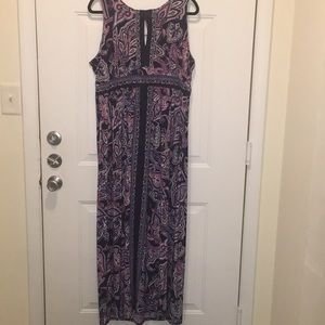 Navy Blue Maxi Dress